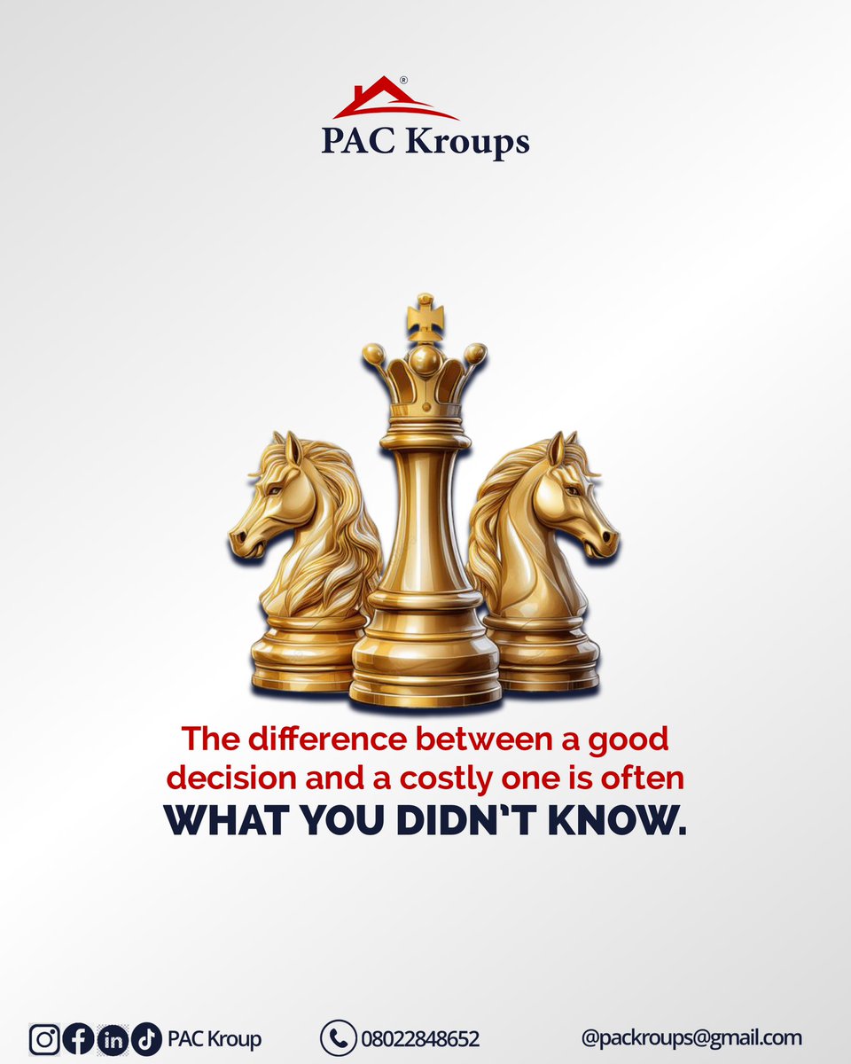 PACKROUPS's tweet photo. The difference between a good and a costly decision is often what you don’t know.
#packroupshosts
#therealestateconvention2026 https://t.co/WpoP47f2sg