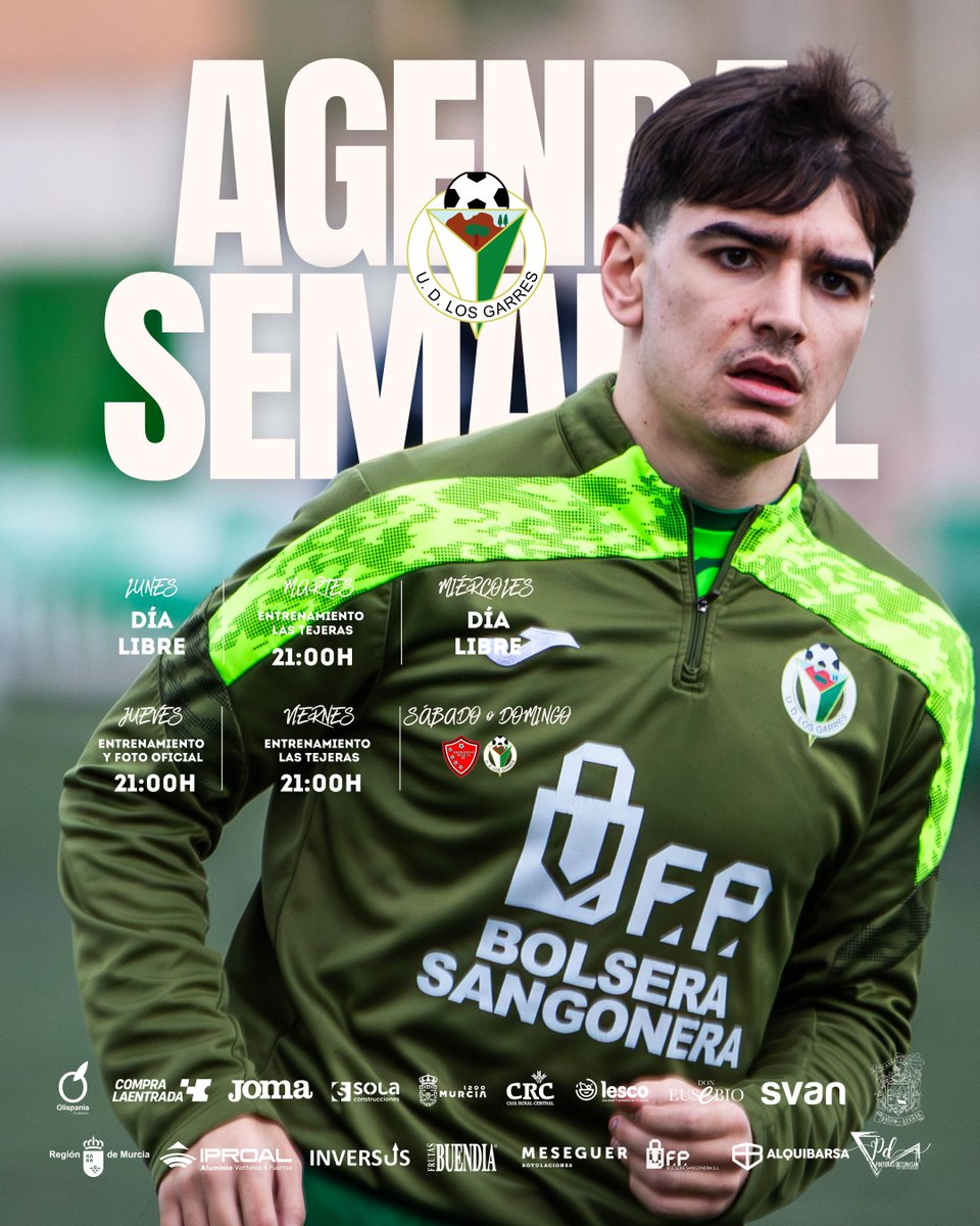 UDLosGarres's tweet photo. Última semana de liga regular.
Queremos el ascenso directo.

¡TODOS A TRABAJAR! 🏋🏻‍♂️ https://t.co/sHW2iNQqRD