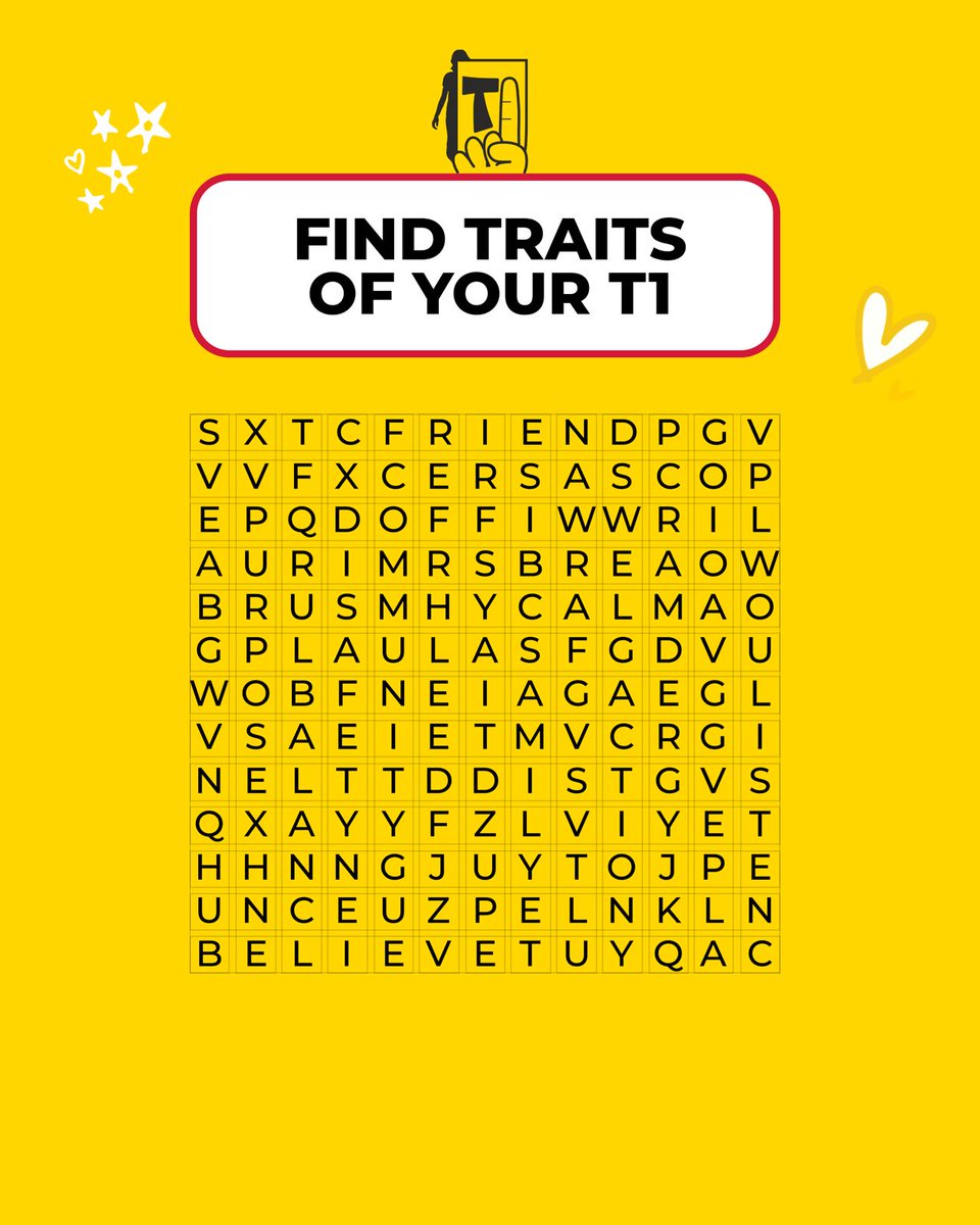 savemissingirls's tweet photo. Can you spot all 6 hidden traits in this puzzle? 🔍💛

Hint: these are the traits you’ll find in your T1… and in this campaign because we love dropping hints 🤝🏽

Comment the words as you find them ⬇️

#KnowYourT1 #TrustedOne #ChildSafety https://t.co/EapZswNUTL