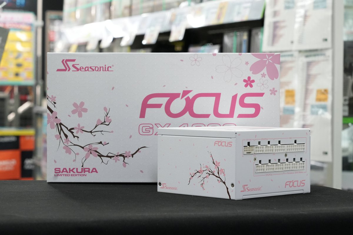 5F】🌸予約開始🌸 Seasonic『FOCUS V4 GX-1000 ATX3.1 SAKURA Limited