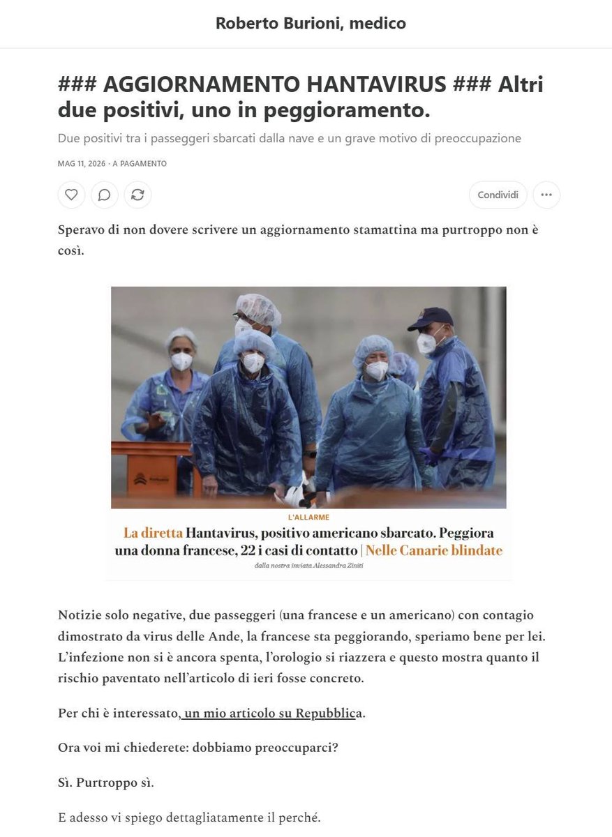 Roberto Burioni tweet media
