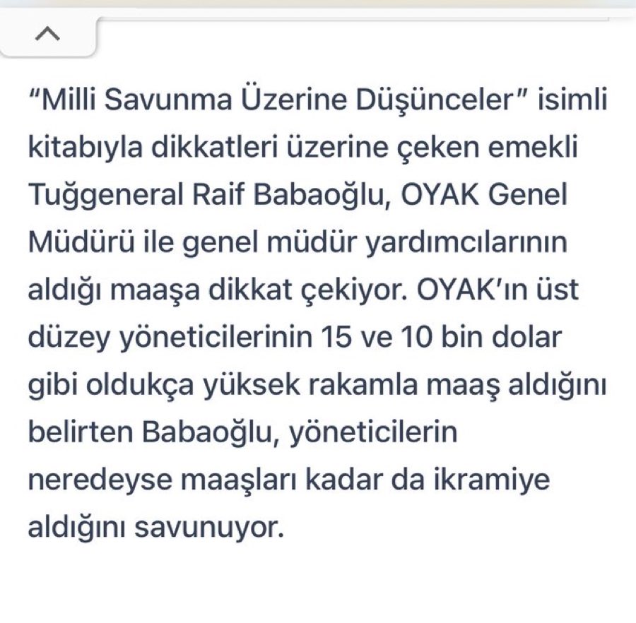 Oyak doğrumu 10.000-15.000 dolar mı?
Ayda ortalama 6 Milyon Tl maaş,ve 6 milyon TL ikramiye toplam 12 Milyon TL 
<a href="/oyak_kurumsal/">OYAK</a> derhal oyak başkanı ve yönetimi son 6 aylık maaş ve ikramiyelerinizi üyelere platformdan yayınlayın..
Sessiz kalırsanız iddialar doğrudur <a href="/OYADDernegi/">Ordu Yardımlaşma ve Dayanışma Derneği</a>