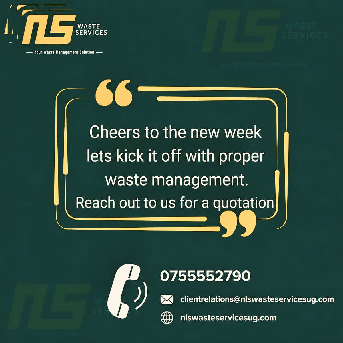 NLSWaste's tweet photo. Reach out to us today for a quotation.
We are your trusted waste management solution https://t.co/4bC6AkYK8x