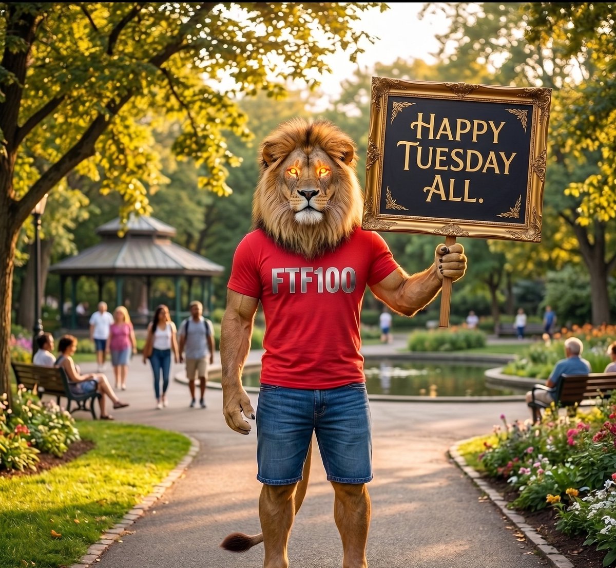 FTFflip100's tweet photo. GM &amp; Happy Tuesday Lions 🦁☀️REMEMBER SMALL MOVES EVERY DAY BUILD STRONG FOUNDATIONS. 🦁💪#FTF100 https://t.co/XOKuf59oWy