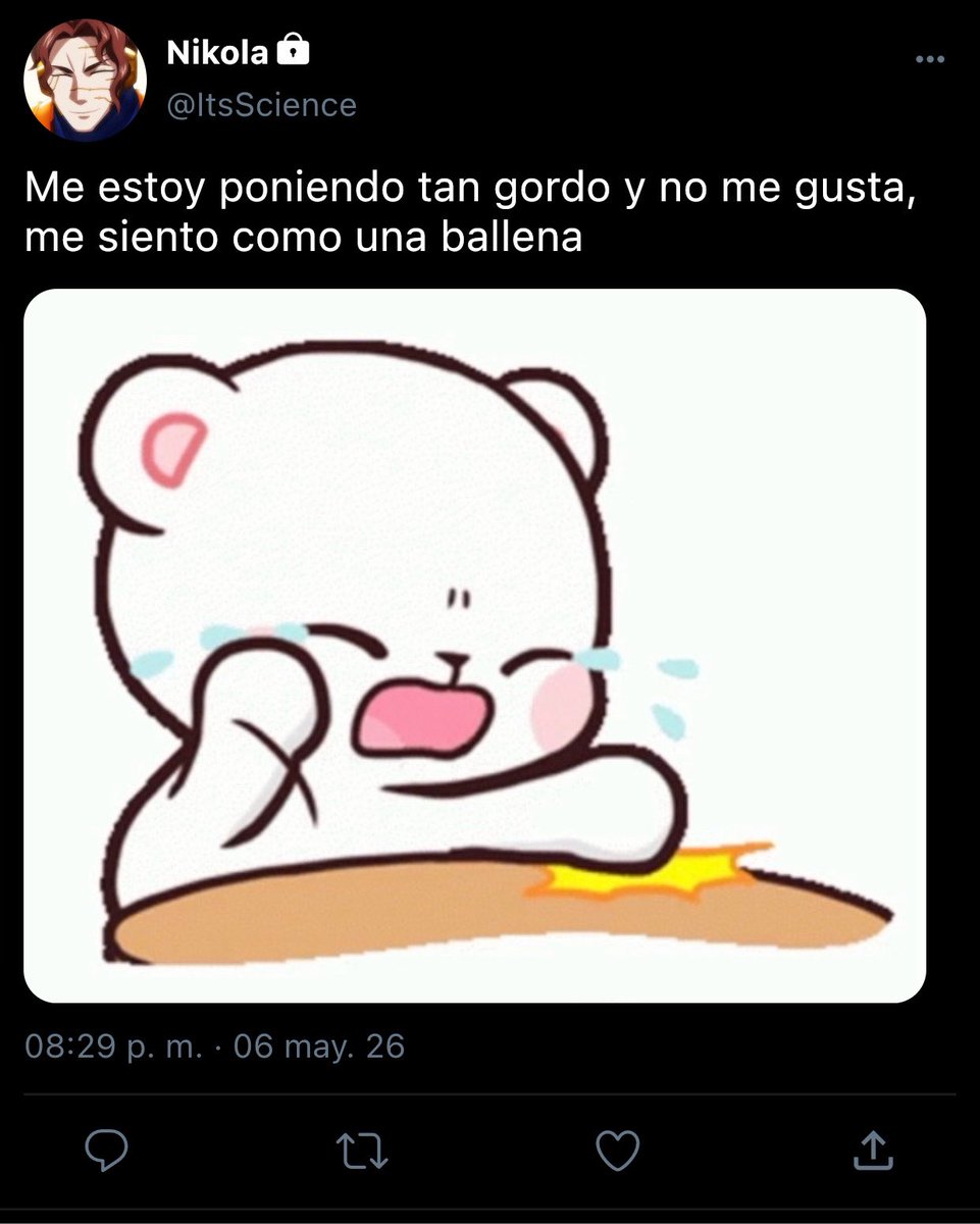 Nikolamylove's tweet photo. *Nikola sube de peso por su embarazo*

La reacción de Nikola: || La reacción de Beel: https://t.co/jP3in42NA4