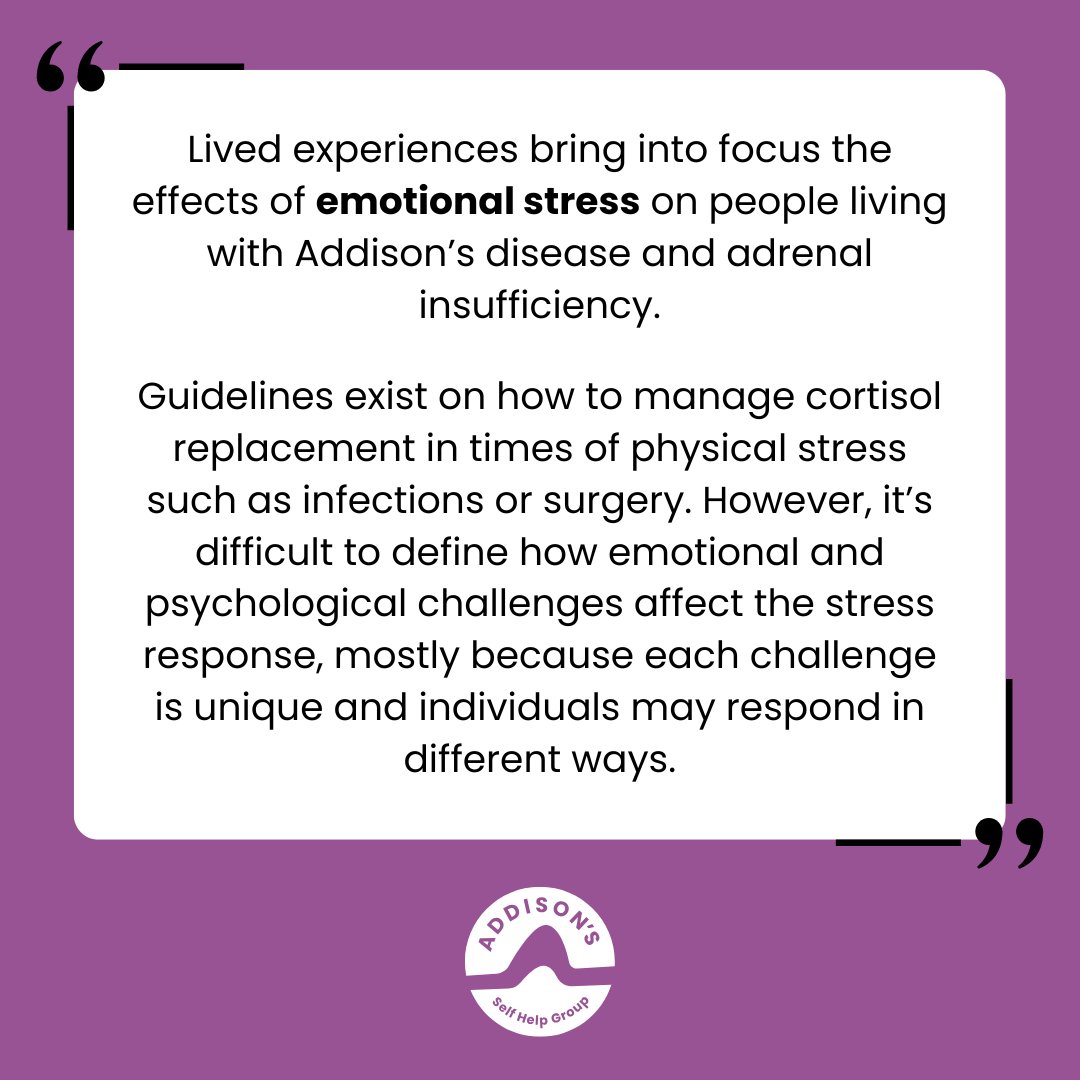 Addison's Disease Self-Help Group (ADSHG) tweet media