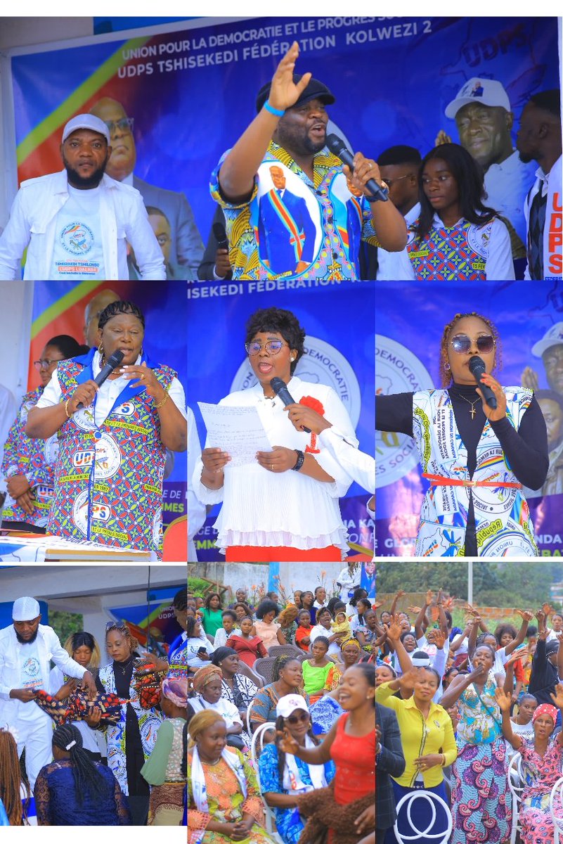 RodrigueKisula's tweet photo. #RDC: UDPS/TSHISEKEDI LUALABA
FÉDÉRATION KOLWEZI 2

Les femmes de l’UDPS ont répondu présentes à la grande manifestation organisée par la Ligue des Femmes ce dimanche 10 Mai 2026, sous le haut patronage de l’Honorable Gloria KAHANGU, à l’occasion de la clôture du mois de la femme https://t.co/nq0NP6nRXk