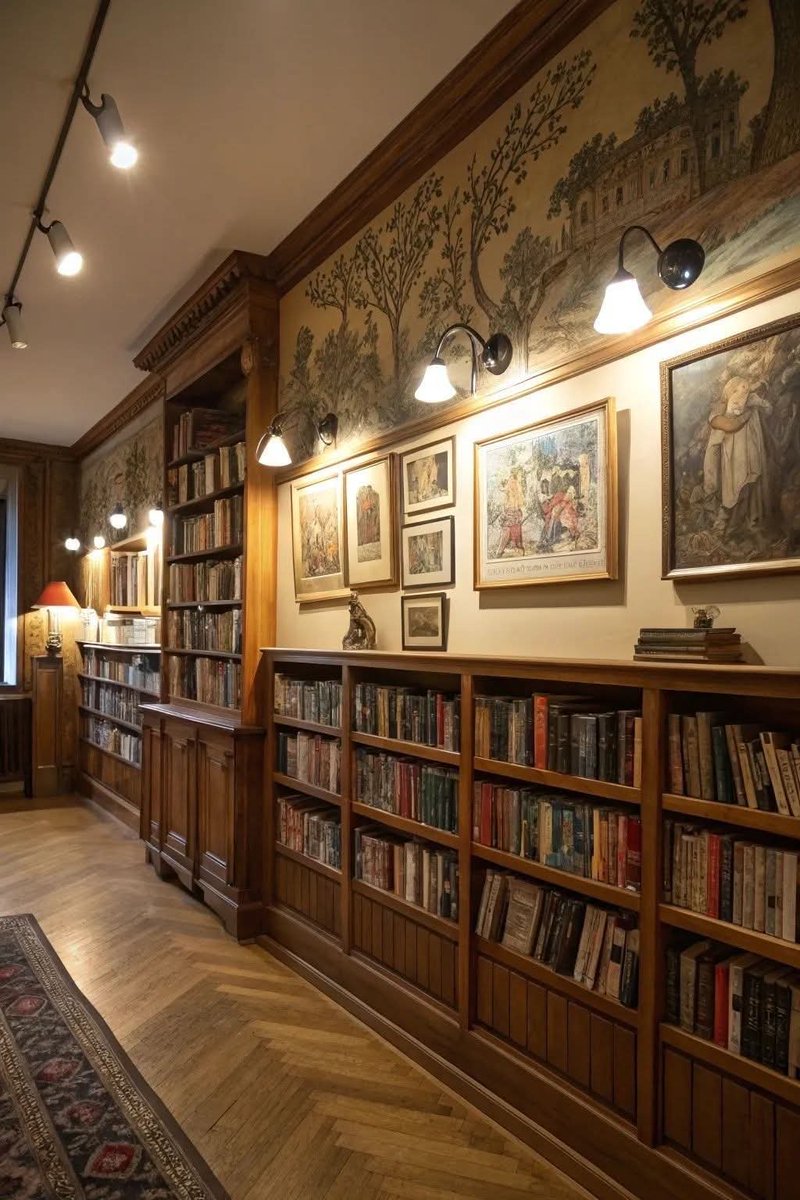 Pergament_F's tweet photo. "A personal library is a quiet map." Umberto Eco https://t.co/KbWpDZFusb