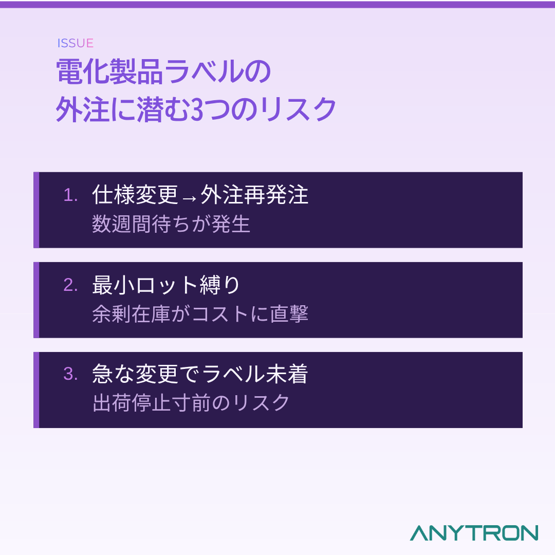 AnytronJapan's tweet photo. 【新着ブログ公開】  
電化製品ラベル、外注リスクに悩まされていませんか？  

✅詳細はブログから：https://t.co/o0P9OyWdZ3 
📷Youtubeはこちら：https://t.co/NodDk2g1HV 

#カラーラベルプリンター #定格ラベル #ラベル印刷 #ラベル内製化 #okipro1040 https://t.co/jDWPFIDoEj