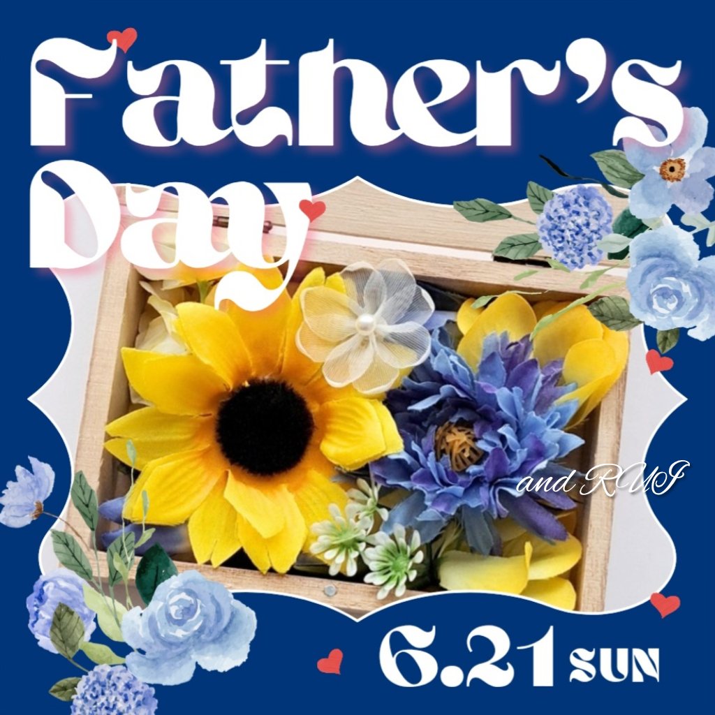 and__rui's tweet photo. 2026年の父の日は6月21日(日)💐
父の日はアメリカ発祥。「母の日があるなら父の日も」と願った女性の想いが広がり、1966年に正式な記念日に✨

▼minne
https://t.co/gc5vbcFDCX
▼Creema
https://t.co/F58UteTjeY

#父の日 #父の日ギフト #感謝  #フラワー雑貨 #ギフト #ひまわり https://t.co/NGRm1qFhZe