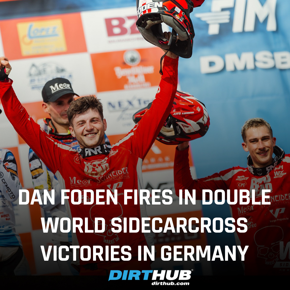 dirthubuk's tweet photo. π¬π§π₯ Dan Foden put the Union Jack on the top step of the World Sidecarcross Championship podium in Germany yesterday...
π Read the Report & Results π https://t.co/jDiPdPxJtG
πΈ WSC
#dirthubuk #sidecarcross https://t.co/b2U4xEdPxF