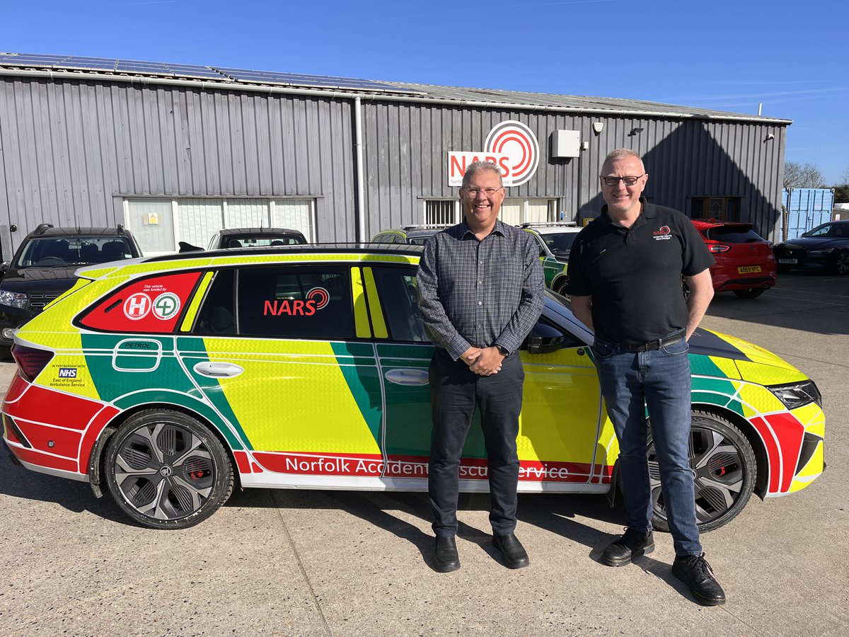 HelipadHELP's tweet photo. New critical care car funded by the HELP Appeal (via the British Association for Immediate Care) unveiled to enhance lifesaving response across Norfolk! Find out more: 
https://t.co/Tog1ehWdMM
#Norfolk #emergencycare https://t.co/ZKzcO7yIf2