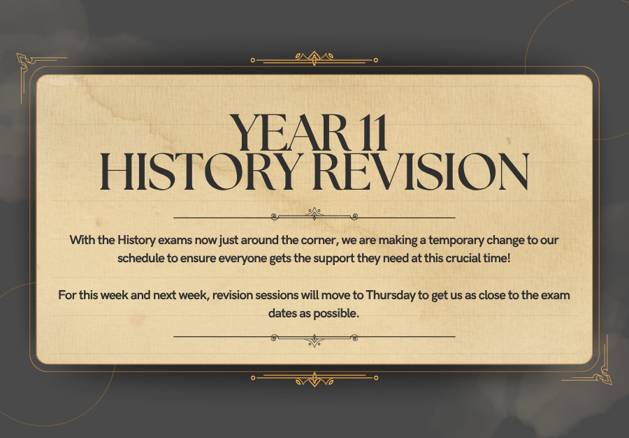 thecolne's tweet photo. We are shifting our revision sessions to provide the best support at this crucial time!

For this week and next week, sessions will move to THURSDAY to keep the content fresh in your minds.

#HistoryExams #GCSEPrep #TheColne #FinalPush #RevisionSchedule https://t.co/CLtRs8ZGlw