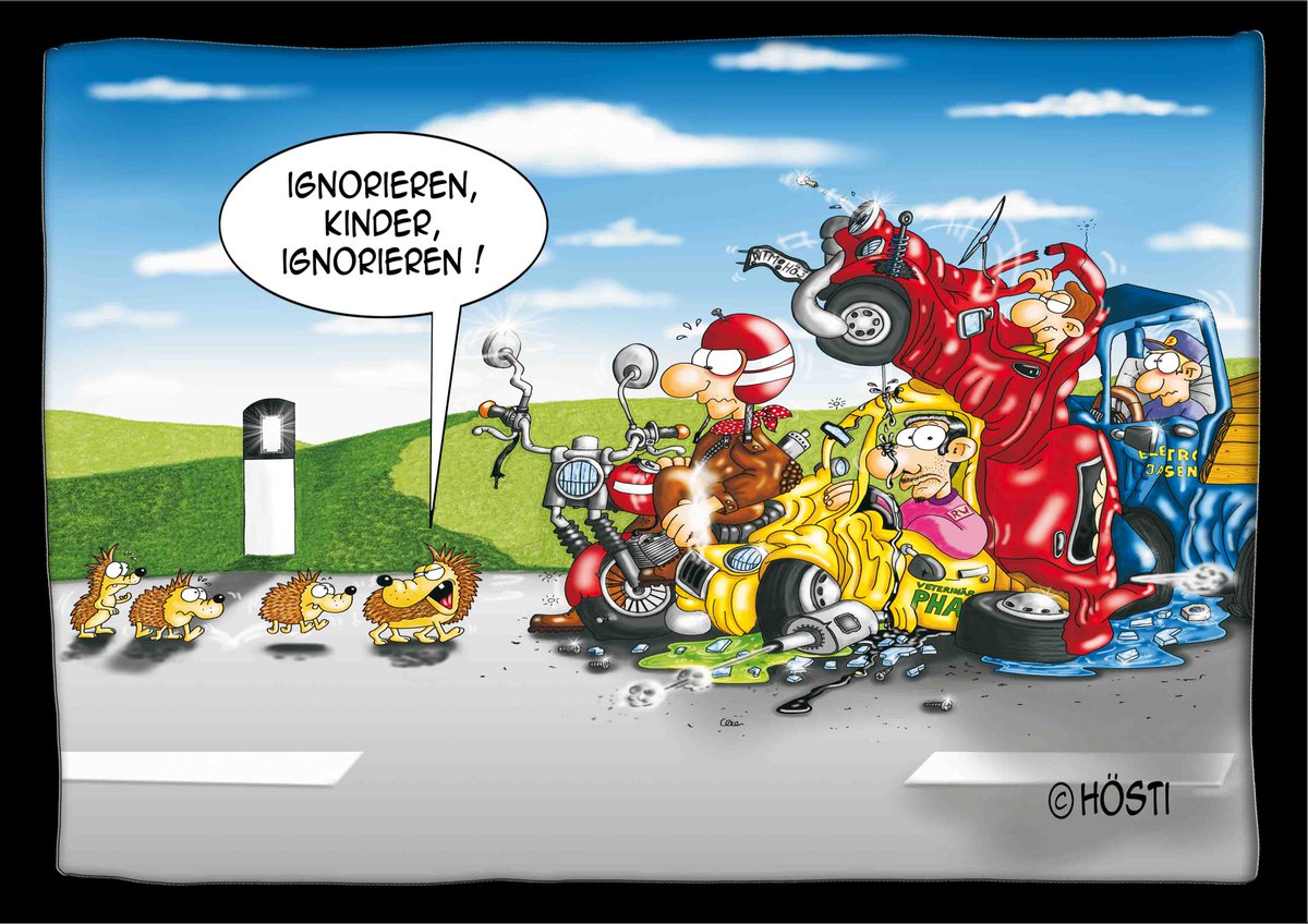 Hsti85933016's tweet photo. Moin zusammen ...
"Höstis Itschi Igel" und seine Kumpels läuten die neue Woche ein. Mögen sie euch fröhlich durch diese begleiten und Spaß bereiten.
#hösticartoons #justforfun #spaß #lebensfreude #cartoonnetwork #lachenmachtglücklich #ichliebedasleben #spass #humor #igel https://t.co/thw3p1QPcY