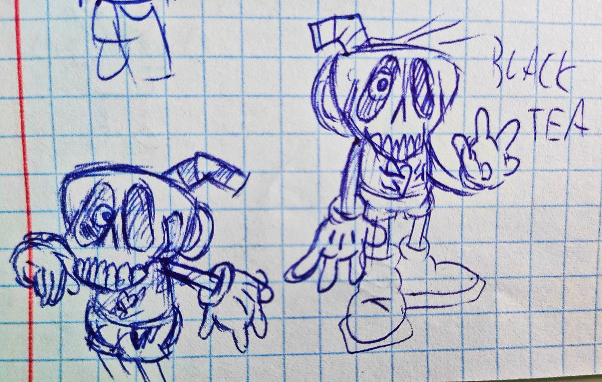 AlterSonic123's tweet photo. Lore drop 1/2 

Inspiration is Smile dog and HELCOR, Black Tea is a character that is based on the fact that after finding a certain website and seeing something for people who have Cuphead characters as their sona and-
#execommunity #exeoc #CupHead #CupHeadCustom https://t.co/MlVosemaMG