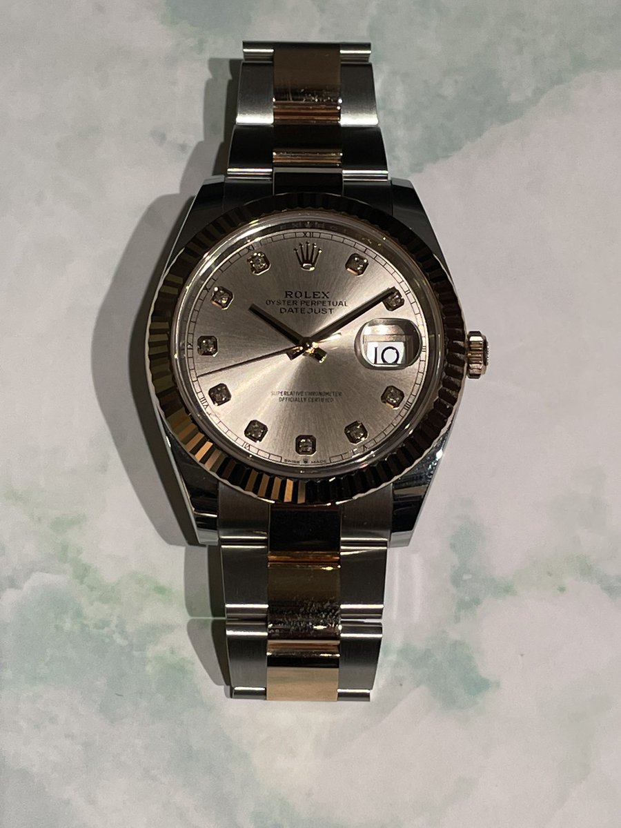 909_lab_nakano's tweet photo. #rolex909
#datejust909

ROLEX
DATEJUST
Ret. 126331G
サンダスト10Pダイヤ
Ser.ランダム
2024年製
保証書付き
お問い合わせ
商品コード：275000

#rolex #datejust #126331G https://t.co/WbMM1GOjWy