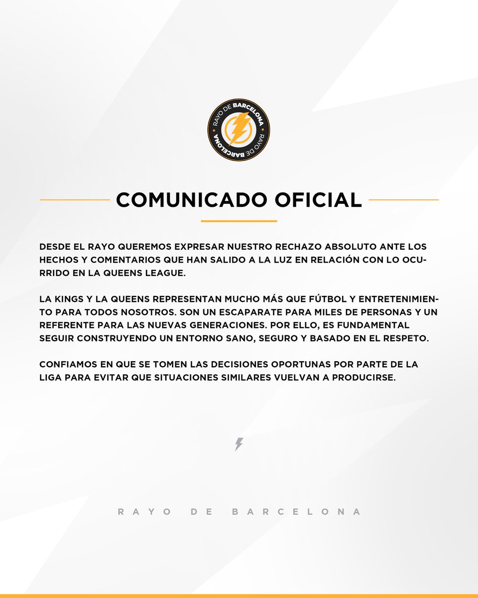Rayo de Barcelona tweet media