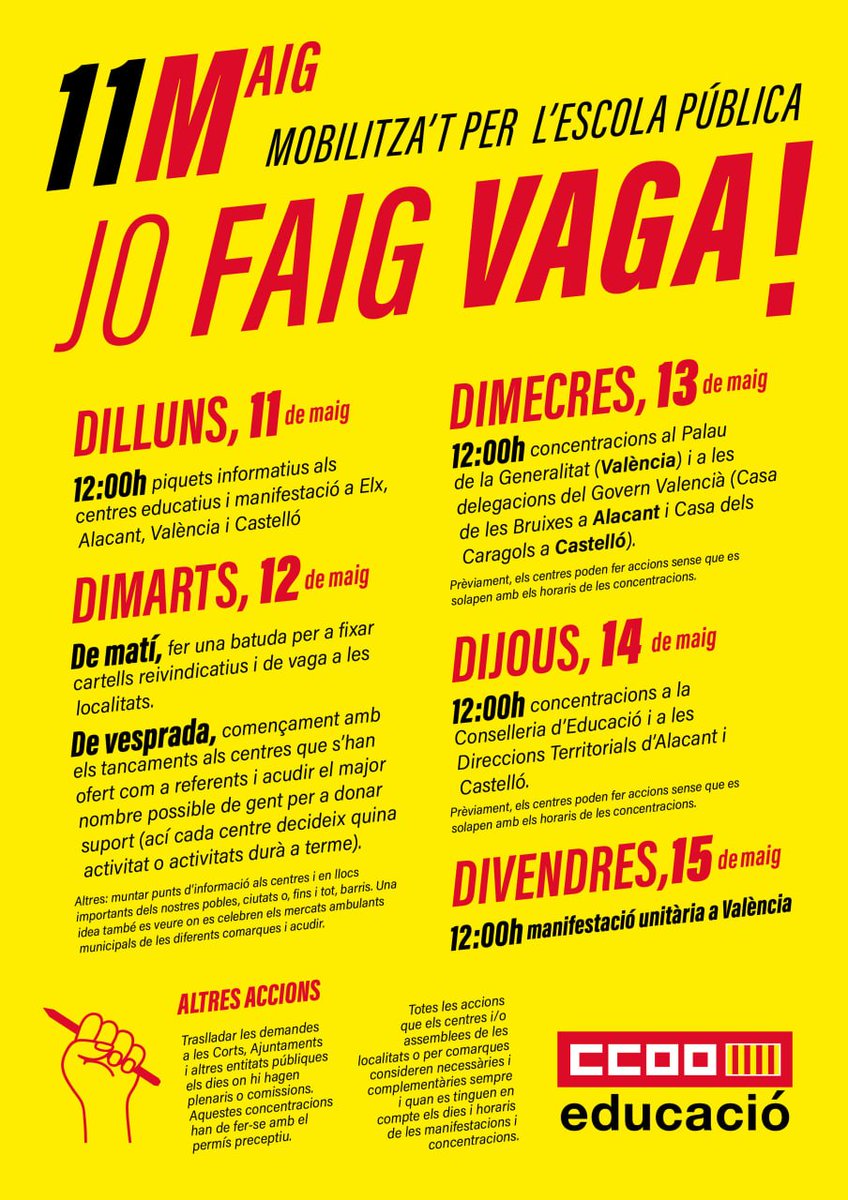 CCOO País Valencià tweet media
