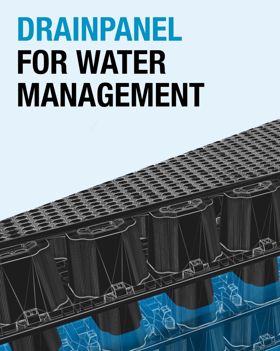 Geoplast's tweet photo. Drainpanel was used at Milan's Allianz Cloud sports complex to build 4 underground rainwater basins with a total capacity of 400 m³, improving flood resilience in the surrounding area.

👉 https://t.co/I8ETDhgJxu

#geoplast #sustainableprofitability #watermanagement https://t.co/LFlZQwMSCb