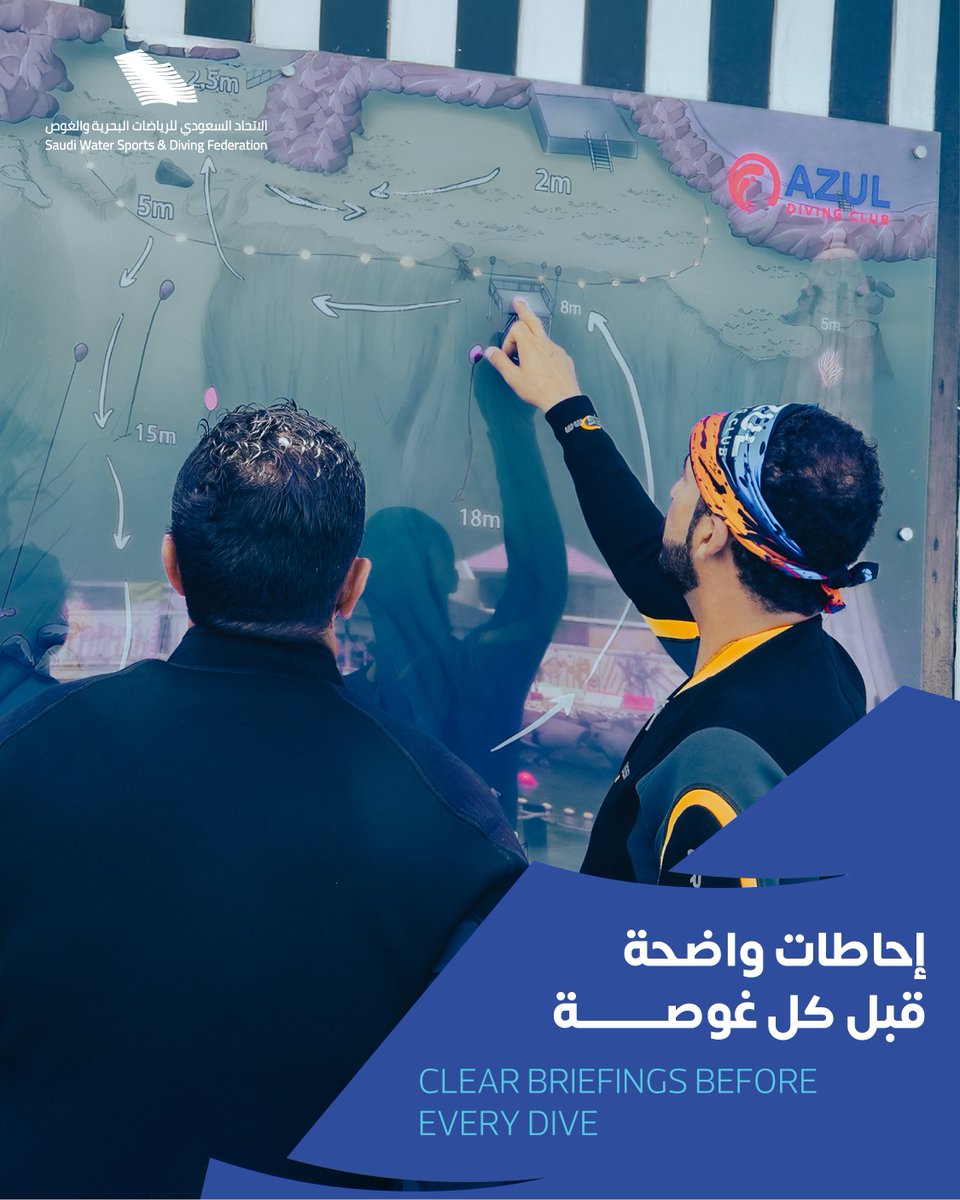 SWSDF | الاتحاد السعودي للرياضات البحرية و الغوص tweet media