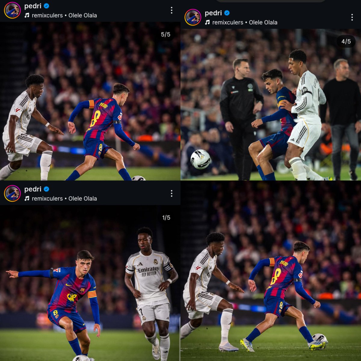 He made sure to include every single one of them in his Instagram post. 😭😭