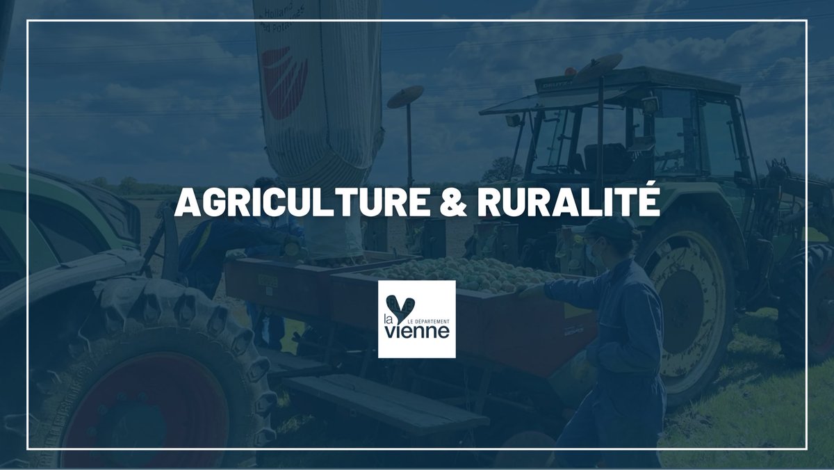 departement86's tweet photo. #Agriculture 🚜
 
Le Département attribue 123 500€ de subventions pour des organisations professionnelles agricoles https://t.co/f59EQyYokd