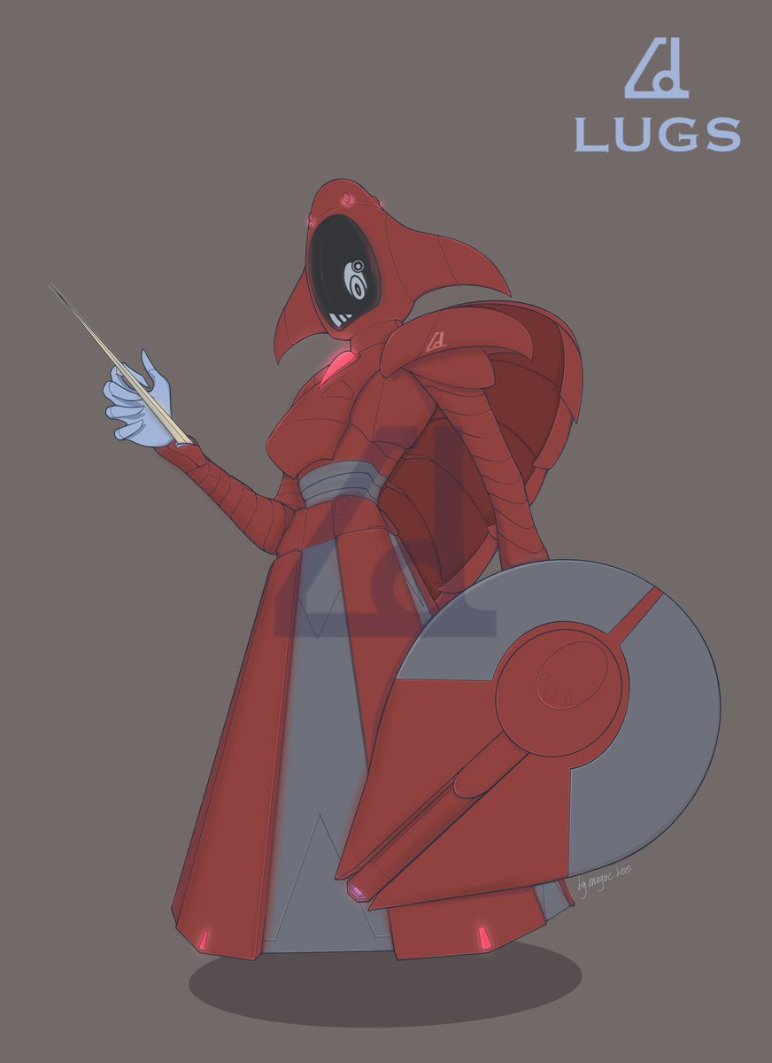 LMagic1516's tweet photo. LUGS：The planet has a harsh environment with atmospheric pressure over a hundred times that of Earth. These slender-bodied species protect themselves within armored suits and attack using electromagnetic guns. Retractable venomous stingers grow from their wrists. https://t.co/NFnYjfFOm2