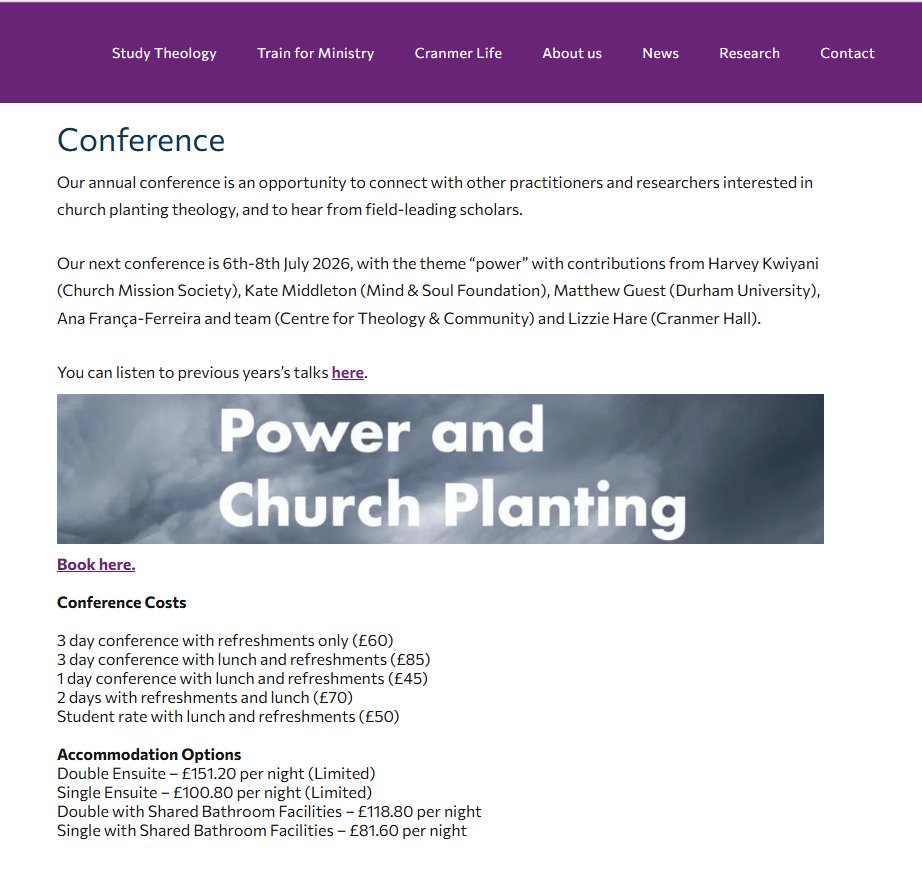 MissionEva64550's tweet photo. Have you seen the #ChurchPlanting resources found in our Bede centre webpage @cranmerhall ? Do take a look. 👇🏽
https://t.co/9tRojC2Vn8

#Missiology #Ecclesiology https://t.co/riof2gHM1g