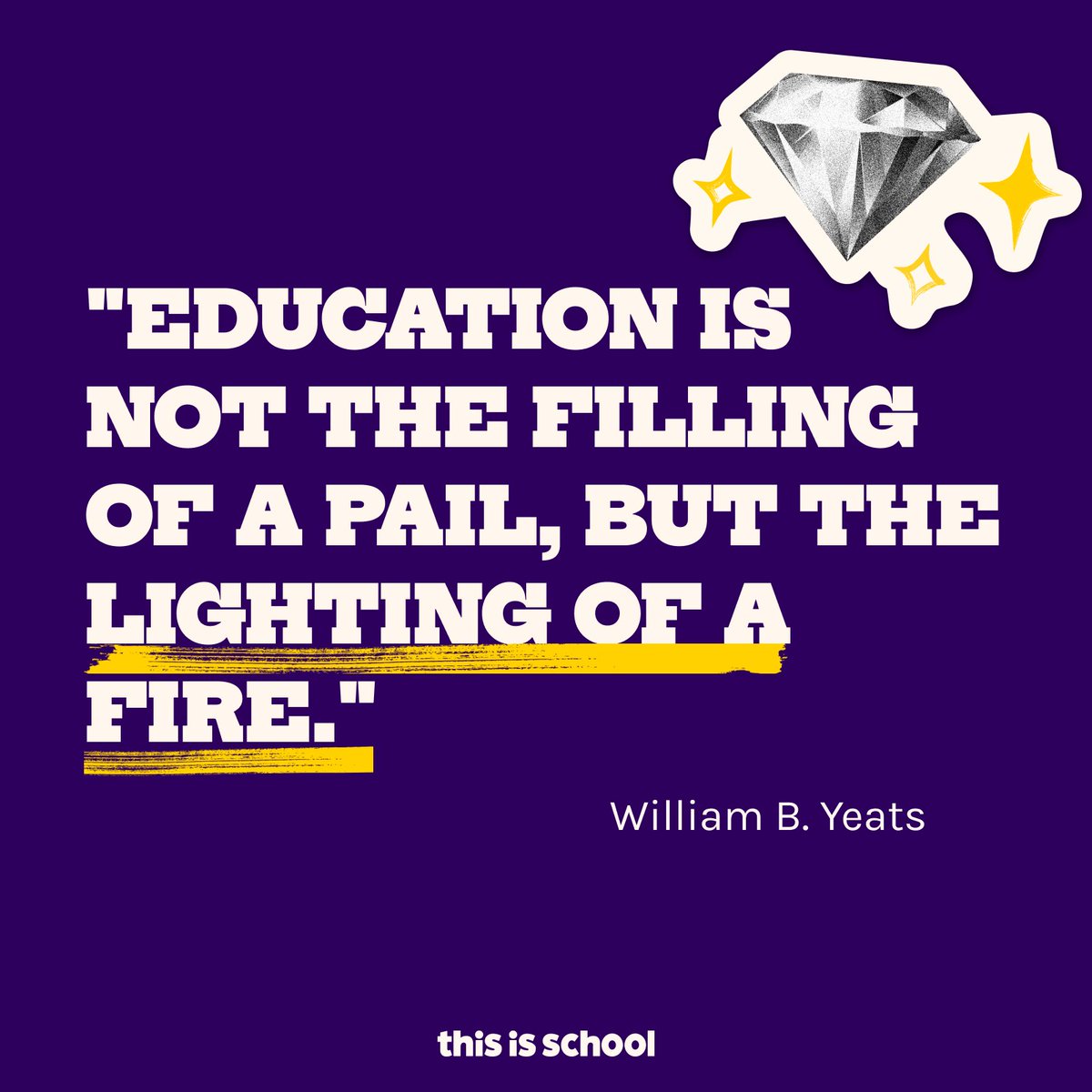thisis_school's tweet photo. What are the quotes that keep you going?
That remind you of why you do what you do? https://t.co/zB7oH8UJJ1