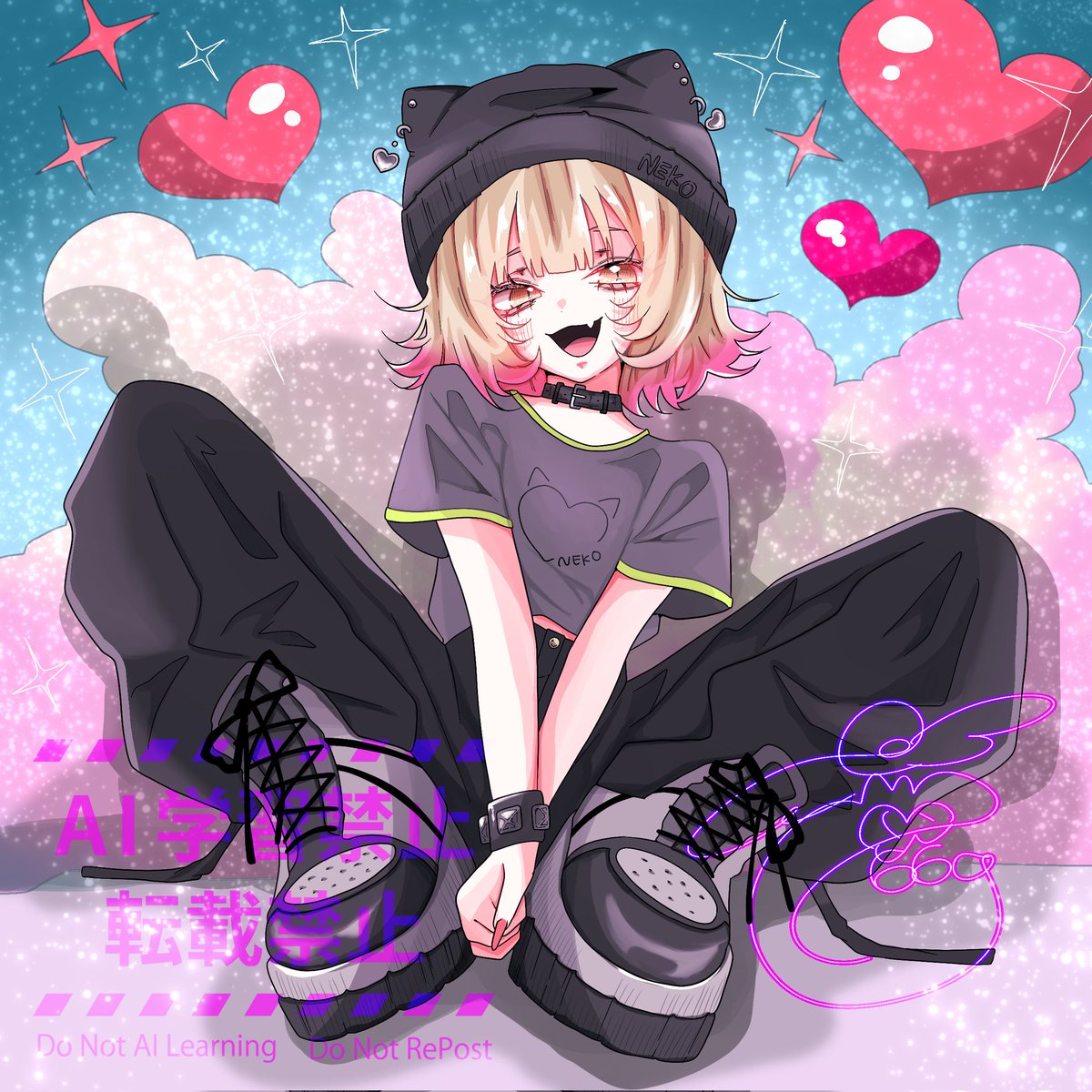 🐈‍⬛🐈  #オリキャラ  #絵柄が好みって人にフォローされたいㅤㅤ