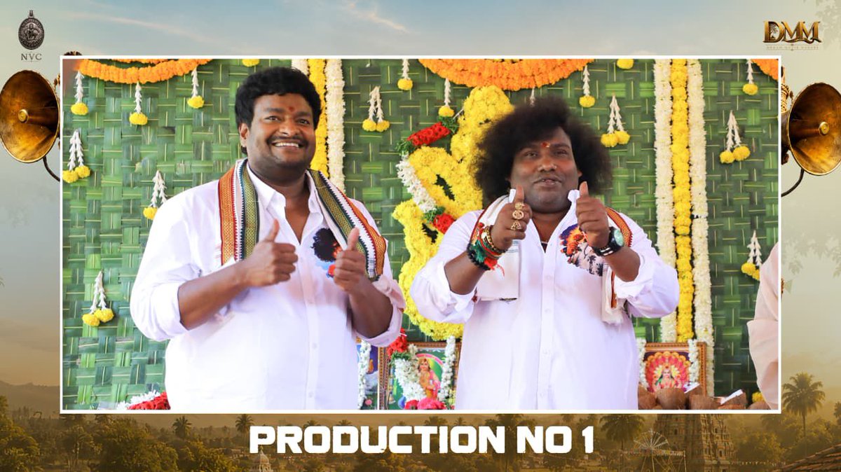rameshlaus's tweet photo. A never-seen-before collab for a sensational FUNFEAST💥😂
#Satya x @iYogiBabu comes together For the FIRST TIME EVER for @Nayavayu & @DMMfilmsofl Production No-1 ❤️🔥
Pooja ceremony & Shoot commences today 🪔✨
@PawanBasamsetti @nag1987_12 @pawanch19 #BabluAju #Kamesh https://t.co/T8Vv777YVs