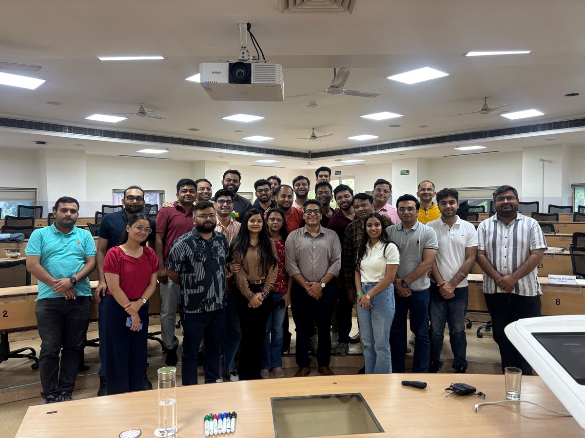 MDIGurgaon's tweet photo. Classroom theory meets entrepreneurial reality.
Mr. Naveen Gupta, Founder TREV Mobility, shared real-world growth strategies with MDI Gurgaon’s PGDM-BA cohort.
#StrategyManagement #MarketPenetration #Entrepreneurship #MDIGurgaon #TREVmobility #BusinessStrategy https://t.co/vYk9qasySQ