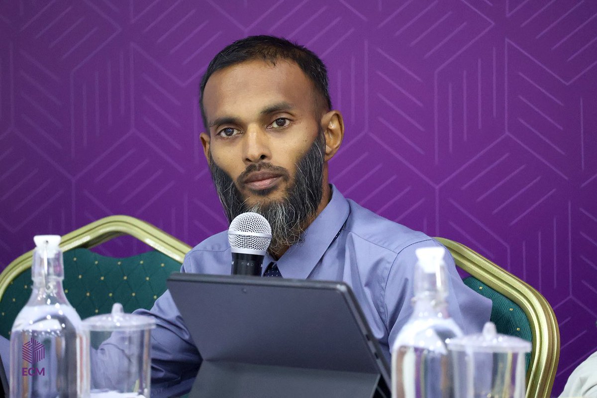 ElectionsMv's tweet photo. ލޯކަލް ކައުންސިލްތަކާއި އަންހެނުންގ�� ތަރައްޤީއަށް މަސައްކަތްކުރާ ކޮމިޓީގެ އިންތިޚާބު އަދި ރައްޔިތުންގެ ޚިޔާލު ހޯދުމުގެ އާންމު ވޯޓު 2026 ގެ ޑީ-ބްރީފިންގ ސެޝަން 02 ގެ ތެރެއިން https://t.co/0Iyh9QBatd