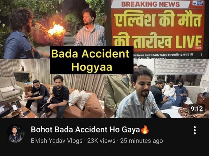 Vlog Aa Gya Hai ❤️🫶
Jake Dekho Sabhi

#ElvishYadav #ElvishArmy