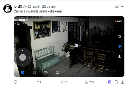 silentsecc's tweet photo. lordx e seus feitos : " ownar " camera com login vazado ( Cloud logs ) e falar q owno. Pfvr lordx kita cara tu e o pior lammer q todo mundo ja viu nessa geração KKKKKKKKKKK https://t.co/Pv3OFixazQ
