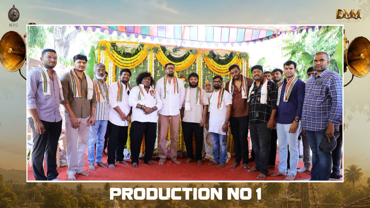 santoshamsuresh's tweet photo. A never-seen-before collab for a sensational FUNFEAST💥😂
#Satya x @iYogiBabu comes together For the FIRST TIME EVER for @Nayavayu & @DMMfilmsofl Production No-1 ❤️🔥
Pooja ceremony & Shoot commences today 🪔✨
@PawanBasamsetti @nag1987_12 @pawanch19 #BabluAju #Kamesh https://t.co/XWdoskyxRe