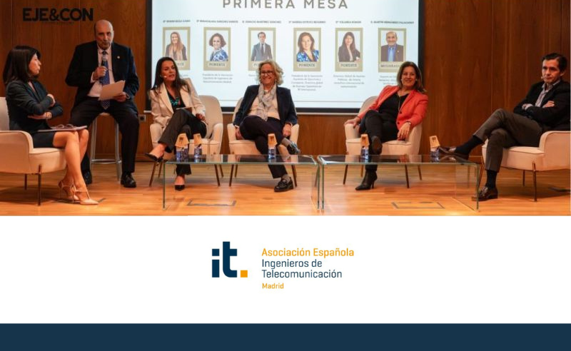 AeitMadrid's tweet photo. Inmaculada Sánchez Ramos, presidenta de nuestra asociación, ha participado en la “Cumbre de Consejeras: hacia el 40%” organizada por AMEP, sobre el futuro del liderazgo en consejos de administración 📊.
#AEITMadrid #CumbreDeConsejeras #AMEP https://t.co/25DJ4TyHXj