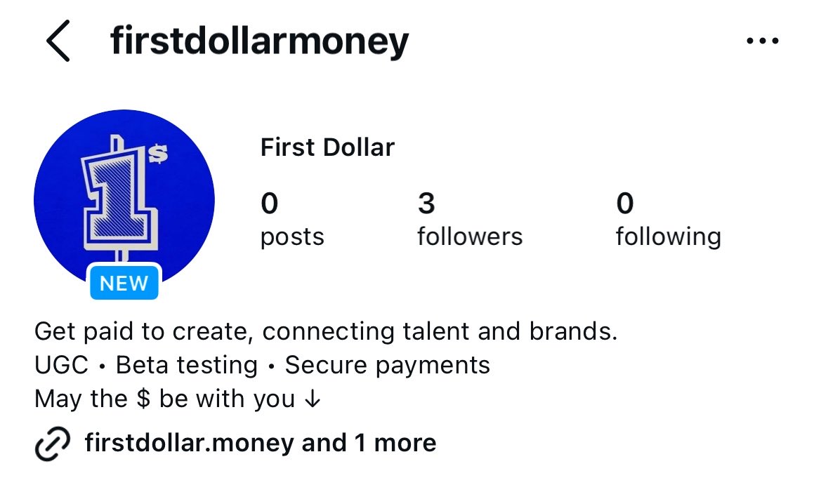 First Dollar tweet media