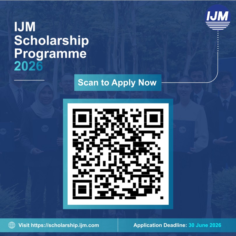 reviewbyyasmin's tweet photo. The IJM scholarship is now open for applications! Undergraduate students (incoming &amp; current) are recommended to apply. Applications close on 𝟯𝟬 𝗝𝘂𝗻𝗲 𝟮𝟬𝟮𝟲. 

📌https://t.co/9zLAPNlHwH https://t.co/WbARJrteb8