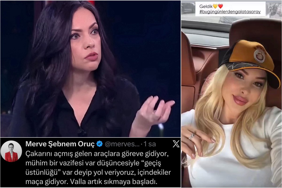 ajansmuhbir1923's tweet photo. AKP’li Merve Şebnem Oruç:

“Çakarını açmış gelen araçlara ‘göreve gidiyor, mühim bir vazifesi var’ düşüncesiyle ‘geçiş üstünlüğü’ var deyip yol veriyoruz, içindekiler maça gidiyor.

Valla artık sıkmaya başladı.” https://t.co/JHWOHnDeWJ