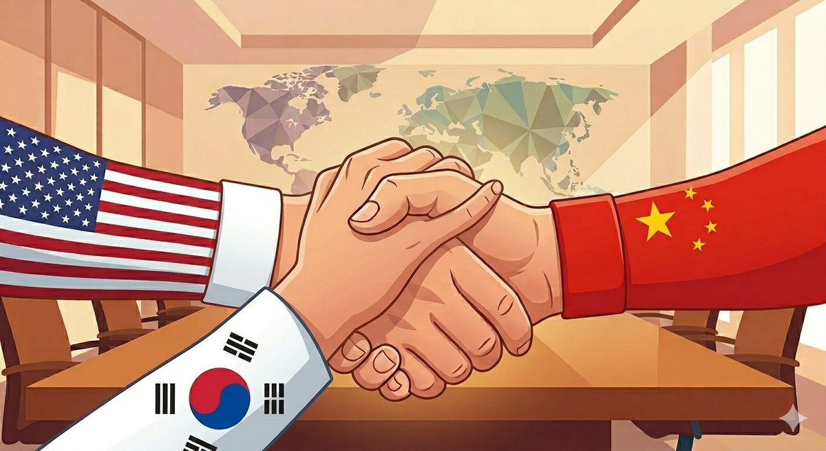 明日からソウルで米中韓🇺🇸🇨🇳🇰🇷の貿易協議を開催。中国に長距離ミサイル向けてる高市政権は呼ばれていない。