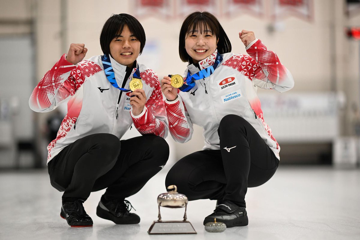 worldcurling's tweet photo. RECAP | Japan 🇯🇵 wins the Booster Juice World Junior Mixed Doubles Curling Championship 2026 title

Read more 🔗 https://t.co/97j8P0MUbS
#curling #WJMDCC https://t.co/pQKJsVdeYD