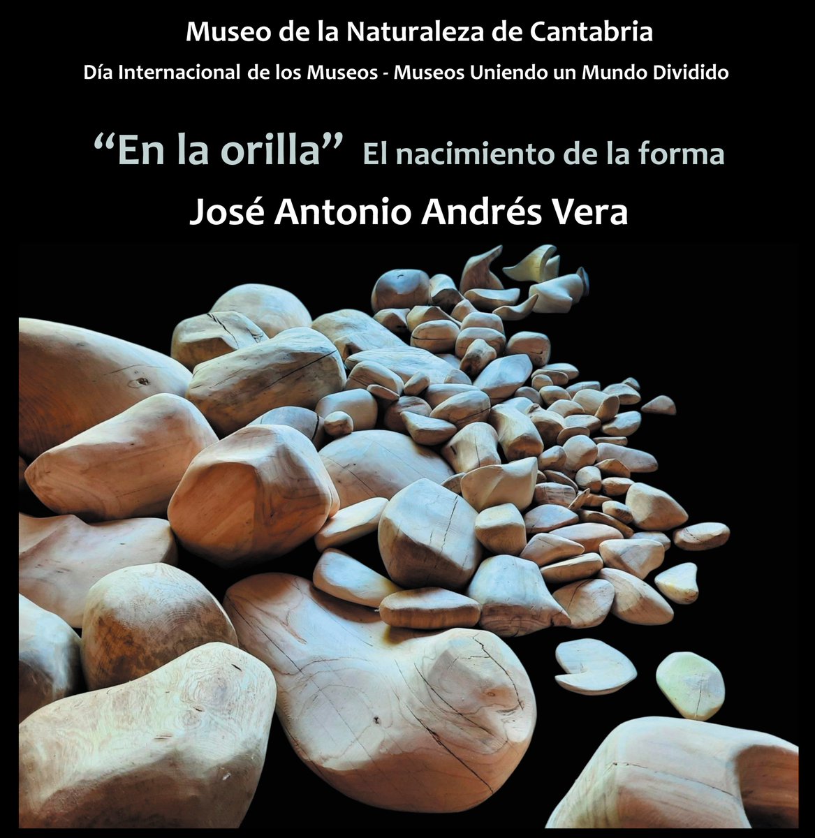 MuseosCant's tweet photo. 👋Nueva #exposición desde mañana sábado en el #MuseodelaNaturaleza con la que, además, conmemoramos el #DíaInternacionaldelosMuseos🙌

👉'En la orilla. El nacimiento de la forma', una propuesta escultórica en madera de José Antonio Andrés Vera🧐
✍Inauguración 23 de #mayo, 12h 👌 https://t.co/mzC0pg1vl0
