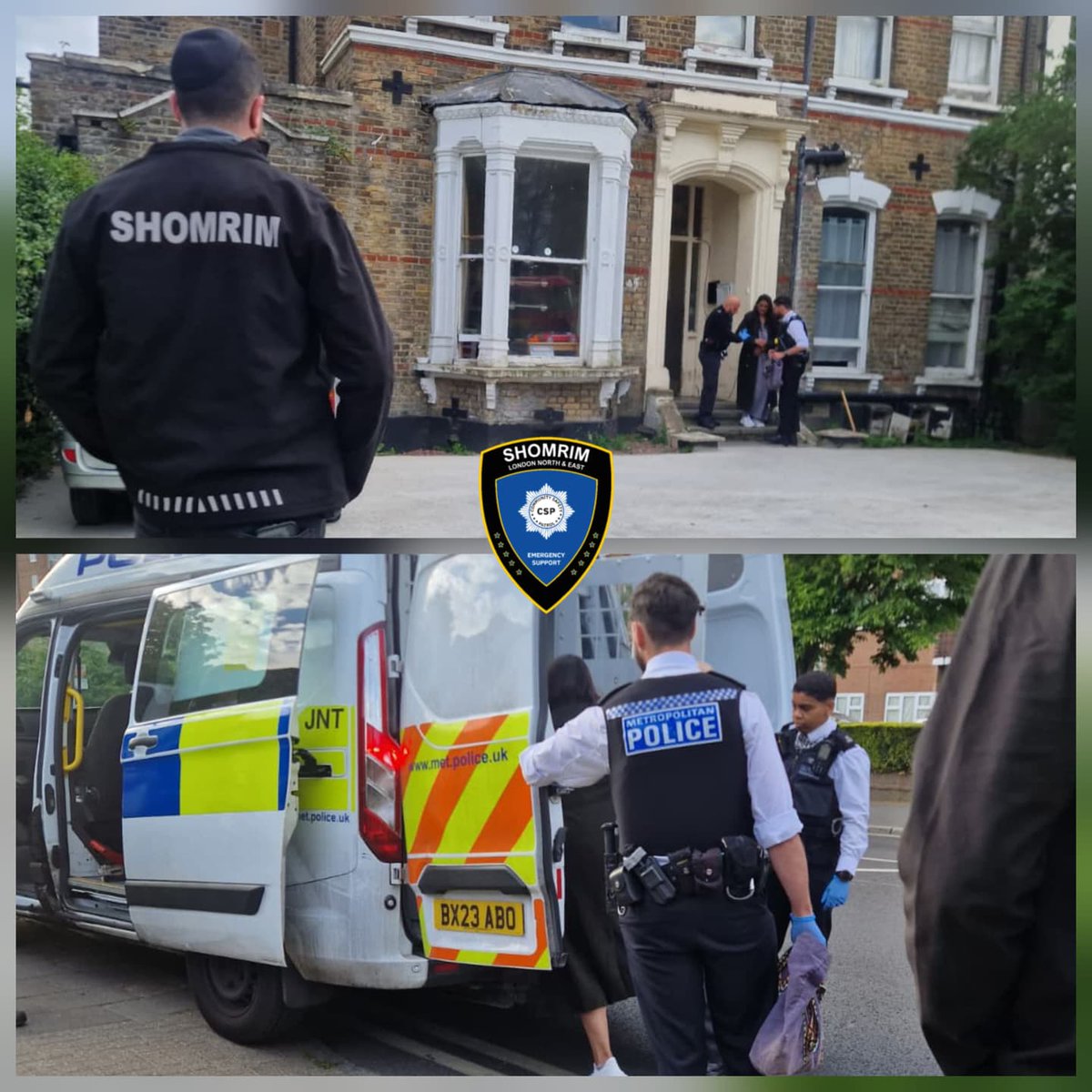Shomrim's tweet photo. 🚨 Antisemitic Hate Crime | Child Assault

📍 2-4 Amhurst Park, Stamford Hill, N16, outside a Jewish boys’ school
🕒 Sunday 10th May 2026 at approximately 6:25pm

👊 A female suspect punched a visibly Jewish school boy whilst shouting antisemitic abuse.

🚓 Shomrim volunteers responded swiftly to the scene and contacted @MPSHackney @MetPoliceUK. The female was subsequently arrested on suspicion of racially aggravated assault.

📞 We appeal for further victims/witnesses to come forward and contact @MetCC or @Shomrim quoting CAD 5985/10MAY26.