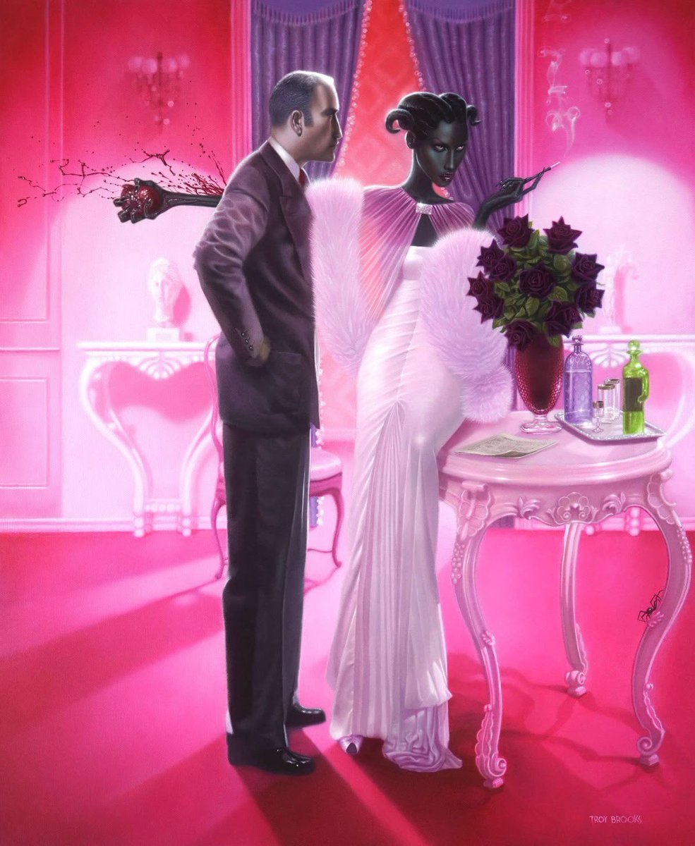 pmamtraveller's tweet photo. "Black Mamba" by artist Troy Brooks https://t.co/7657Bq5gUH