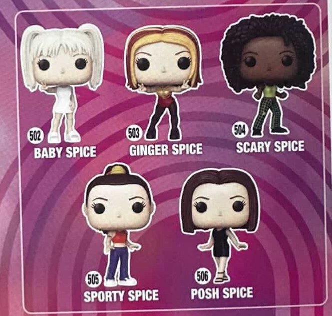 pspicegirls's tweet photo. 🚨🤑PREPAREM OS BOLSOS!
Finalmente o FUNKOPOP das Spice Girls chega entre junho e julho!✨ E foram baseados nas roupas do clique de WANNABE!
#SCARYSPICE #SportySpice #babyspice #poshspice
#gingerspice https://t.co/Bk5WpovrKQ