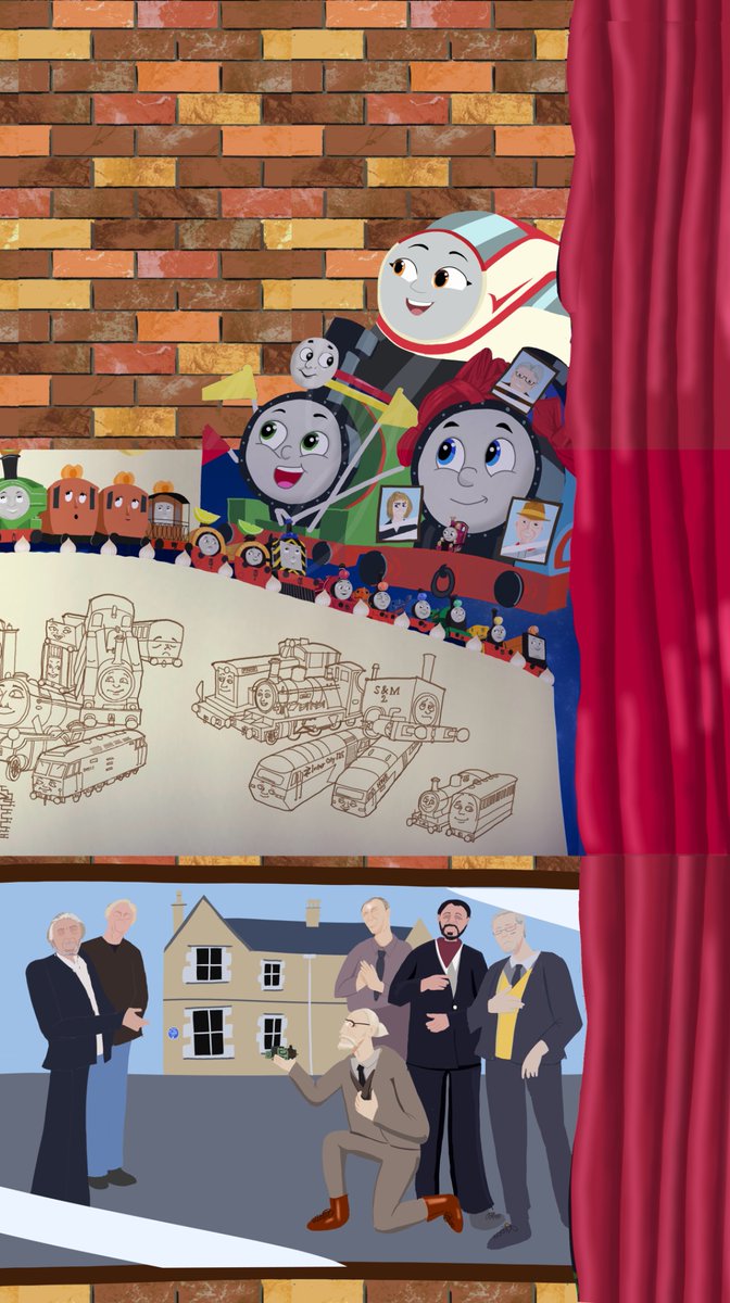 teapothy's tweet photo. せんろは　つづくよ　どこまでも
(タップ推奨)

#RWS80
#THOMAS80 https://t.co/VjZ6jBxV4O