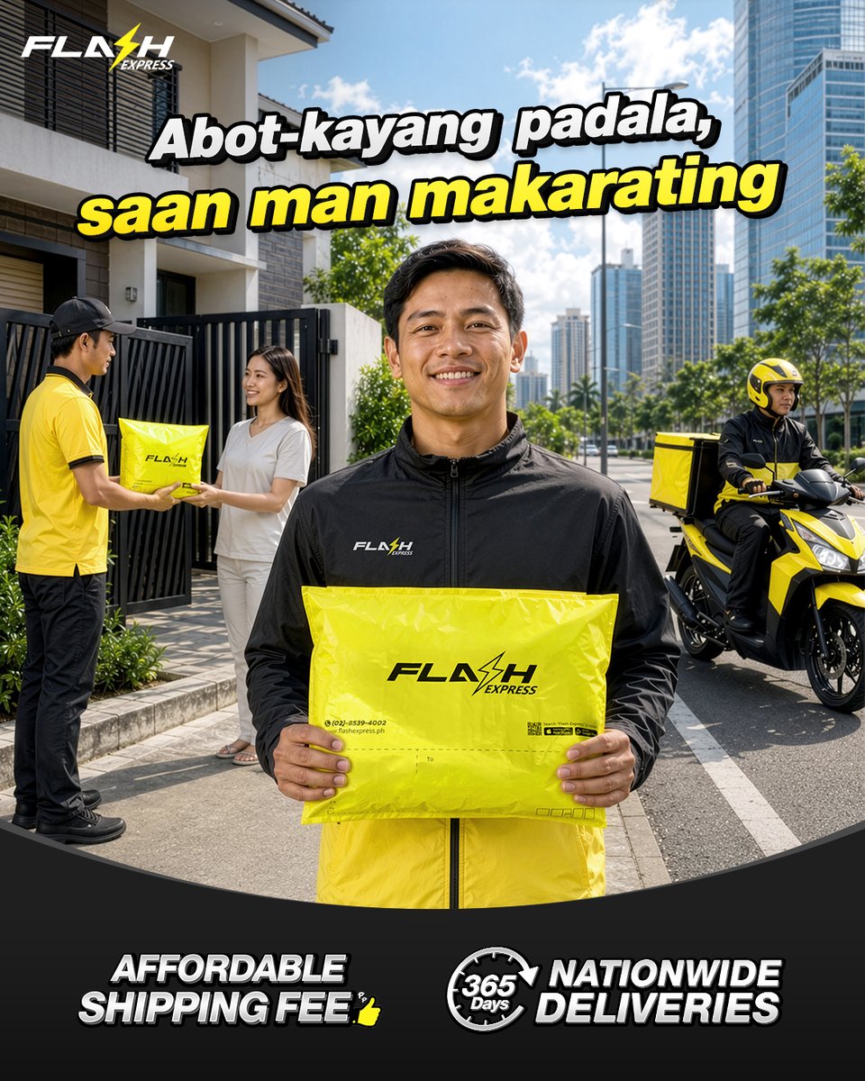 Flash Express Philippines tweet media