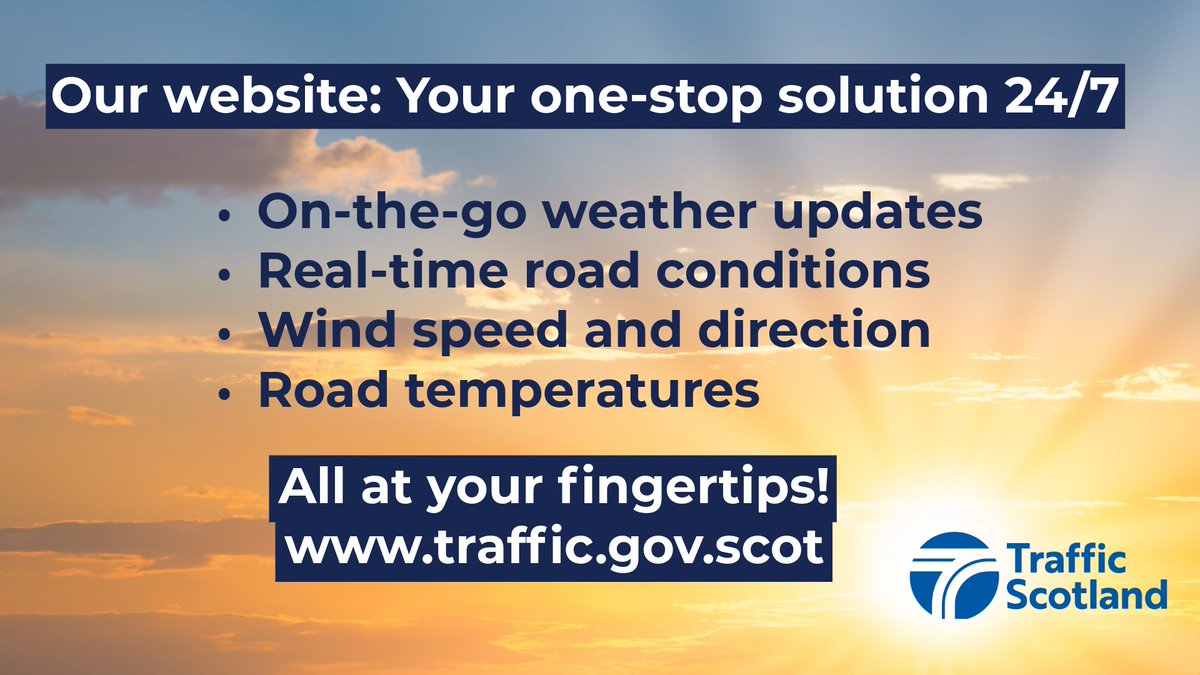trafficscotland's tweet photo. Road updates at your fingertips 📍
Use our TS tracker to stay informed and travel with confidence.
Keep your journey #HassleFree
Check it out: https://t.co/R3Wjp9y5QT 👍 https://t.co/3qfpR7pdEg