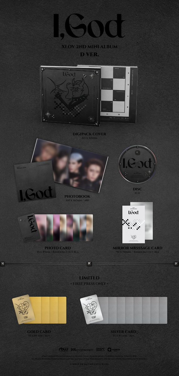 XLOV 엑스러브 2ND MINI ALBUM [I,God]
PRE-ORDER OPEN 

XLOV 2ND MINI ALBUM [I,God]의 예약판매가 시작되었습니다♟️

🗓️ PRE ORDER : 2026.05.11(MON) ~
💿 RELEASE : 2026.05.27(WED) 6PM (KST)

점프업   lrl.kr/ckfx0
케이타운포유   lrl.kr/el7U0
애플뮤직